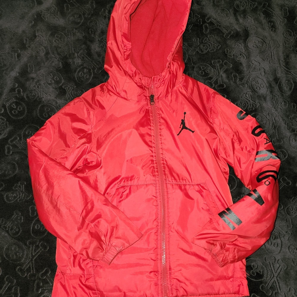 Boys fleece lined water repellent full zip